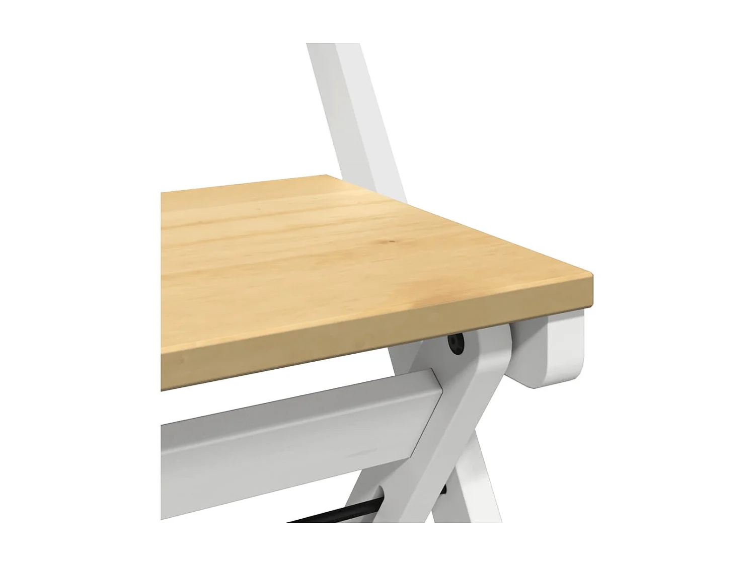 Chaises à manger pliables lot de 4 Corona bois massif de pin