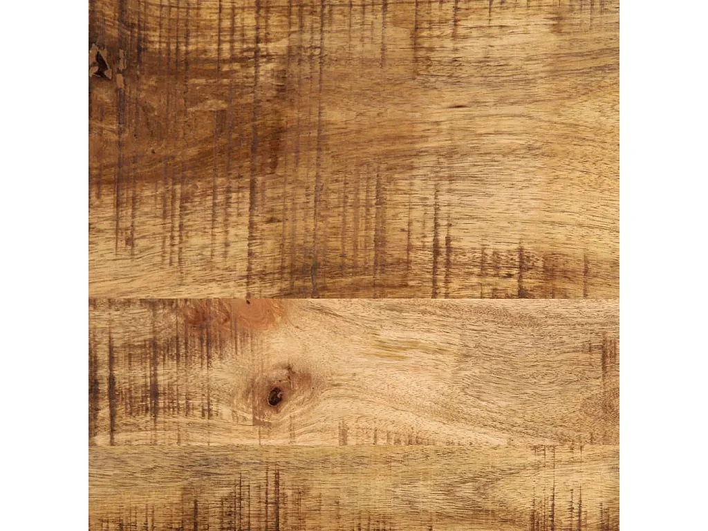 TV-Schrank 100x34x46 cm, massives rohes Mangoholz