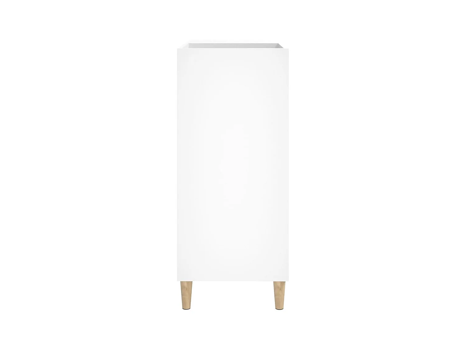 Armoire à disques blanc 84,5x38x89 cm bois d'ingénierie