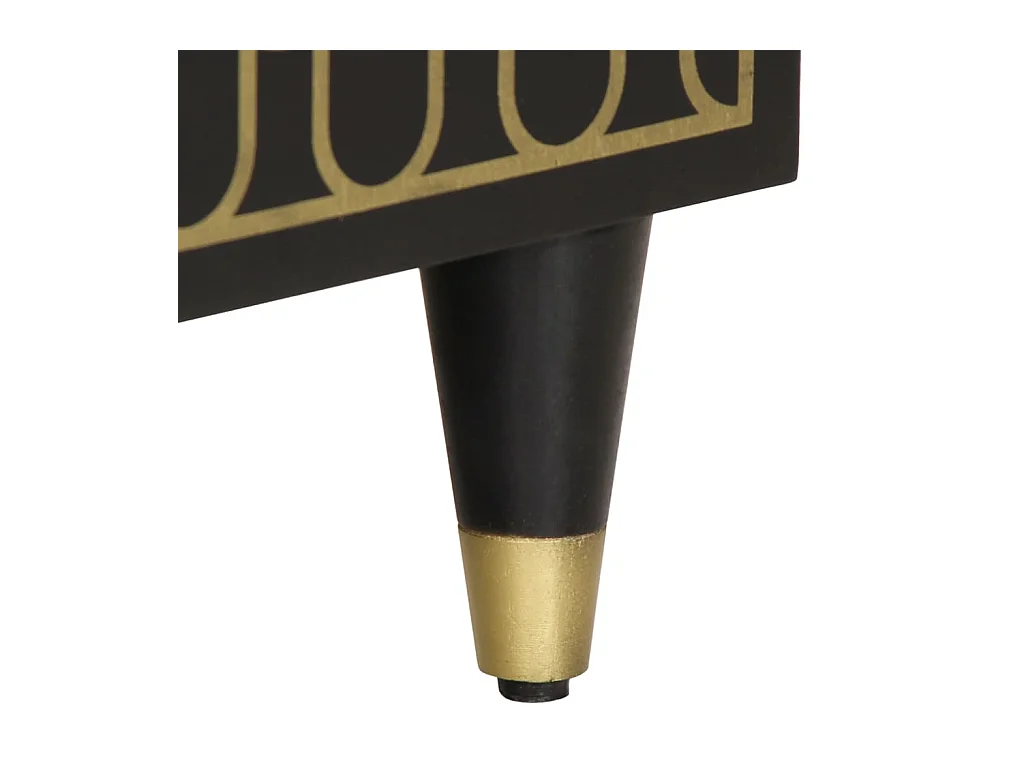 Mobile laterale 60x33x75 cm in legno massello di mango