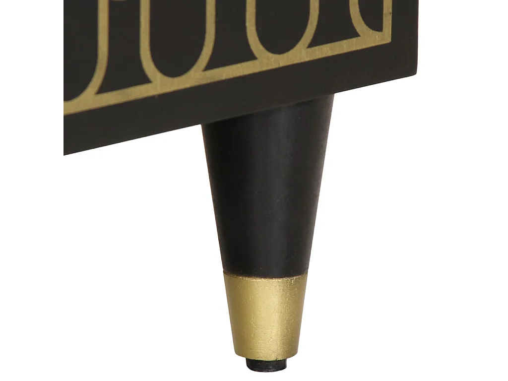 Beistellschrank 60x33x75 cm aus massivem Mangoholz