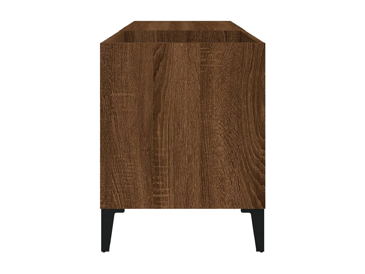 Armoire à disques chêne marron 84,5x38x48 cm bois d'ingénierie