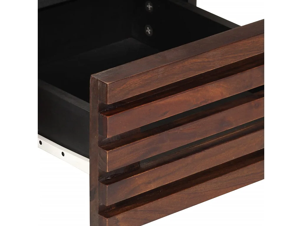 Mobile TV marrone 70x34x46 cm in legno massello di mango