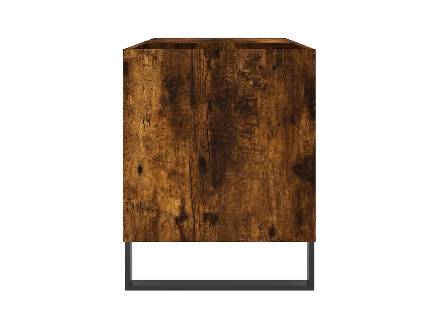 Mobile per dischi in rovere affumicato 85x38x48 cm in multistrato
