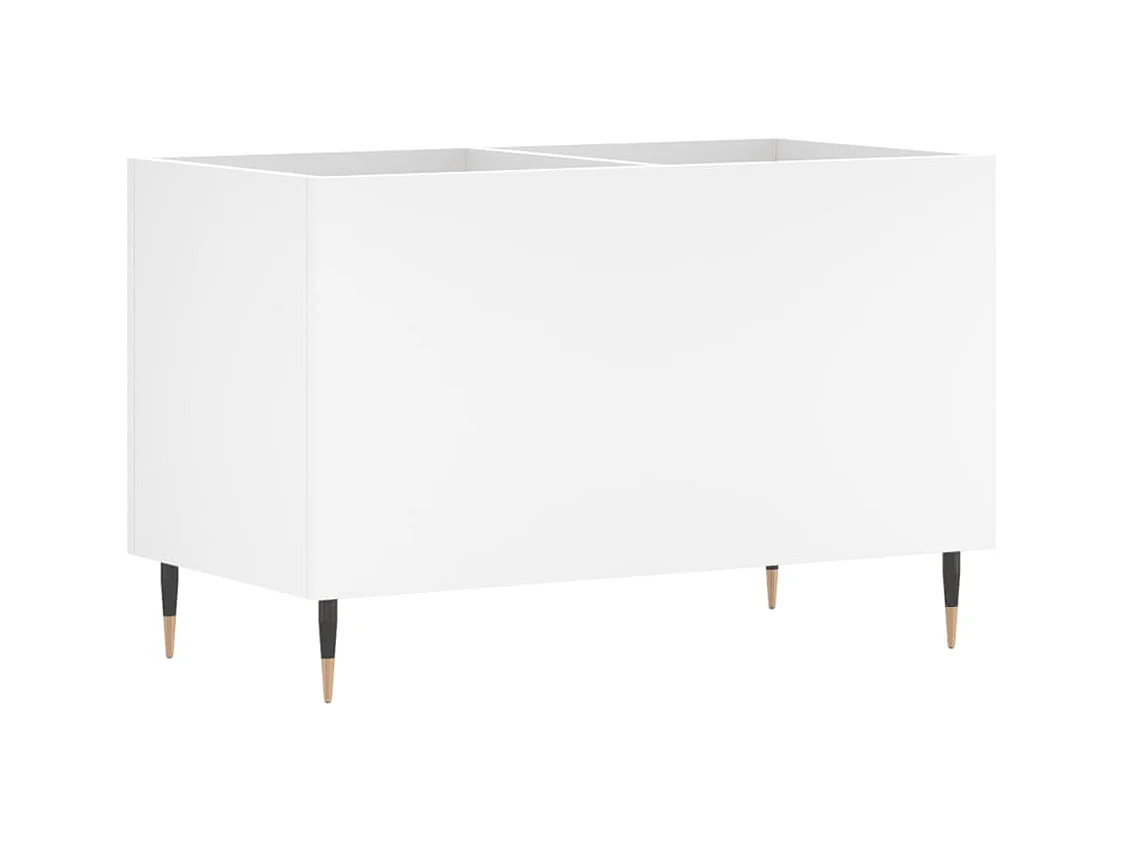 Armoire à disques blanc 74,5x38x48 cm bois d'ingénierie