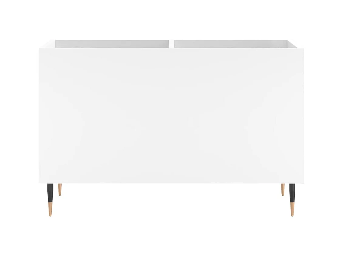 Armoire à disques blanc 74,5x38x48 cm bois d'ingénierie