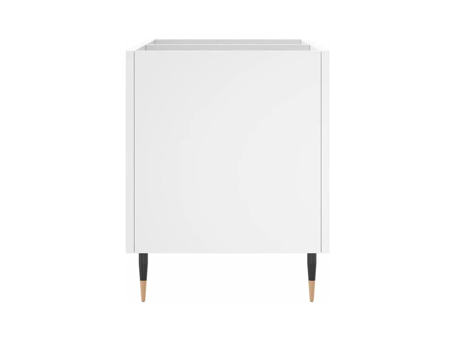 Armoire à disques blanc 74,5x38x48 cm bois d'ingénierie