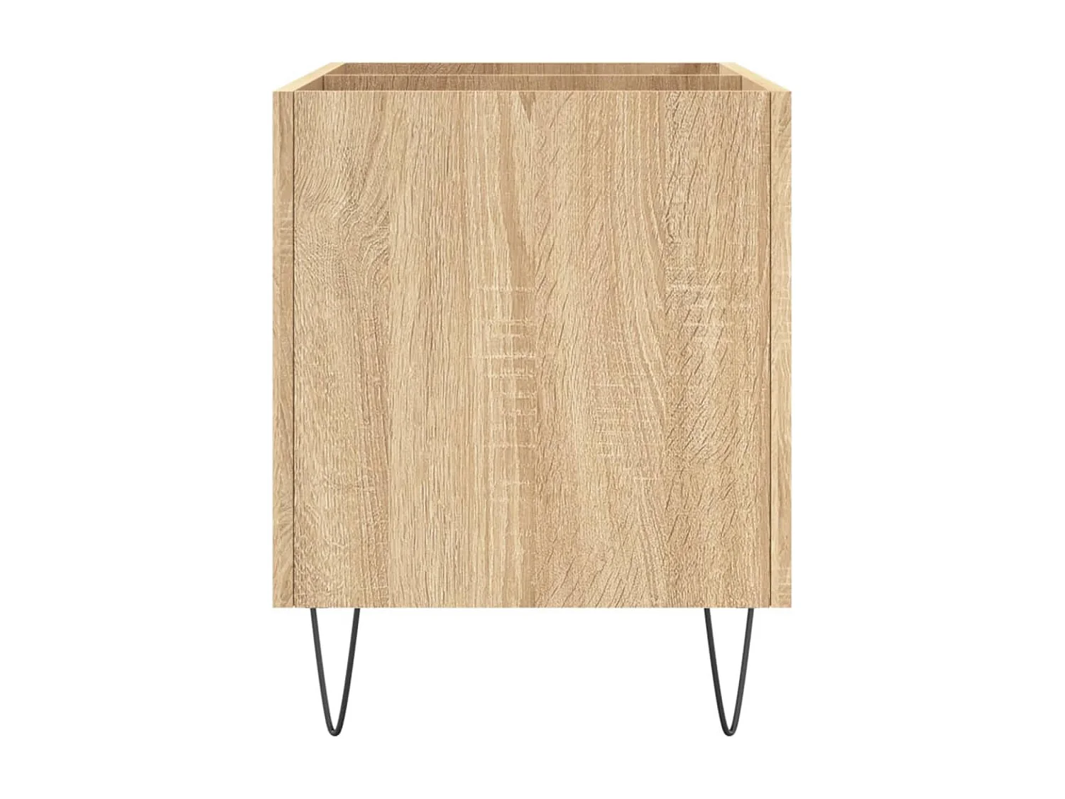 Mobile per dischi in rovere Sonoma 74,5x38x48 cm in multistrato