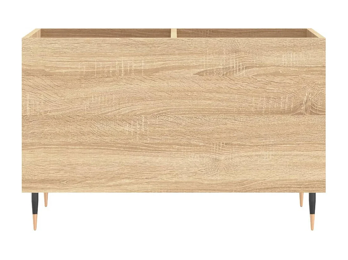 Armoire à disques chêne sonoma 74,5x38x48 cm bois d'ingénierie