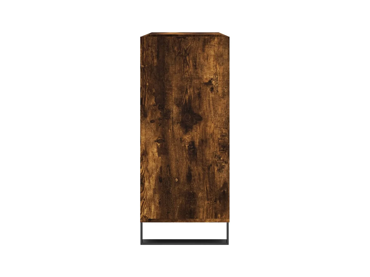 Armoire à disques chêne fumé 84,5x38x89 cm bois d'ingénierie