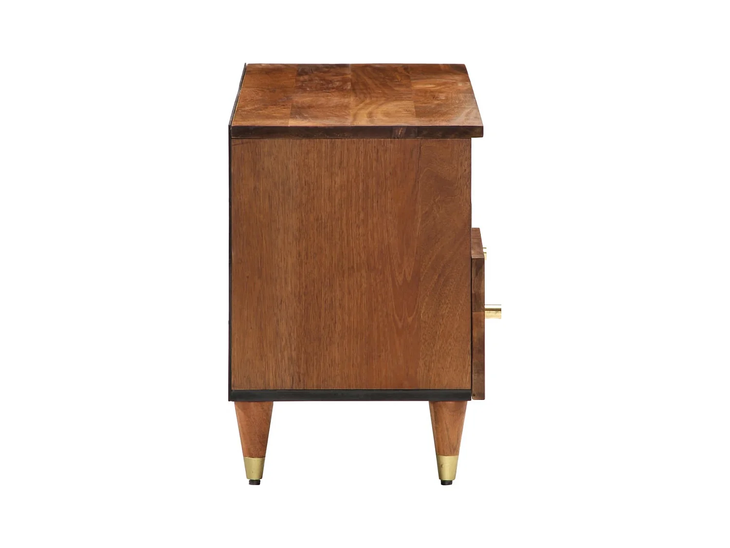 Meuble TV 100x33x46 cm bois massif de manguier
