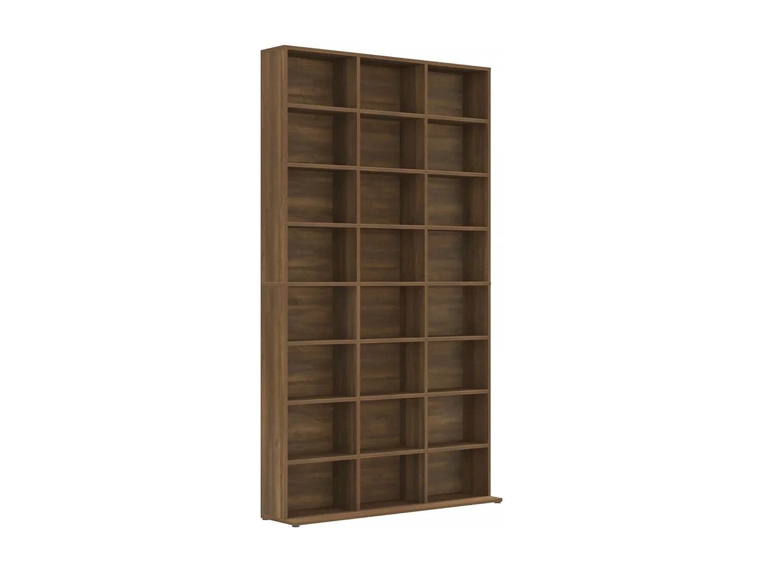 Mobile porta CD Rovere marrone 102x23x177,5 cm MDF