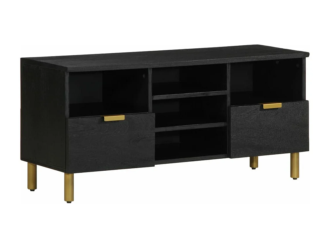 Mobile TV nero 100x33x46 cm in derivati del legno