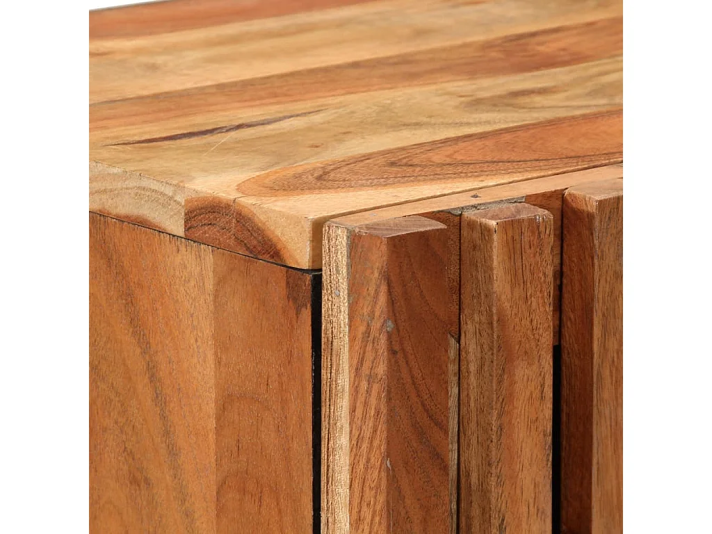 Credenza alta 40x34x110 cm in legno massello di acacia