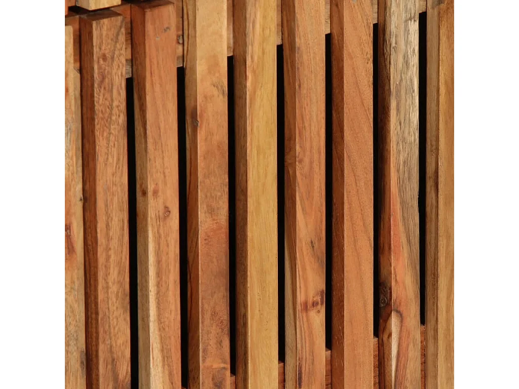 Credenza alta 40x34x110 cm in legno massello di acacia