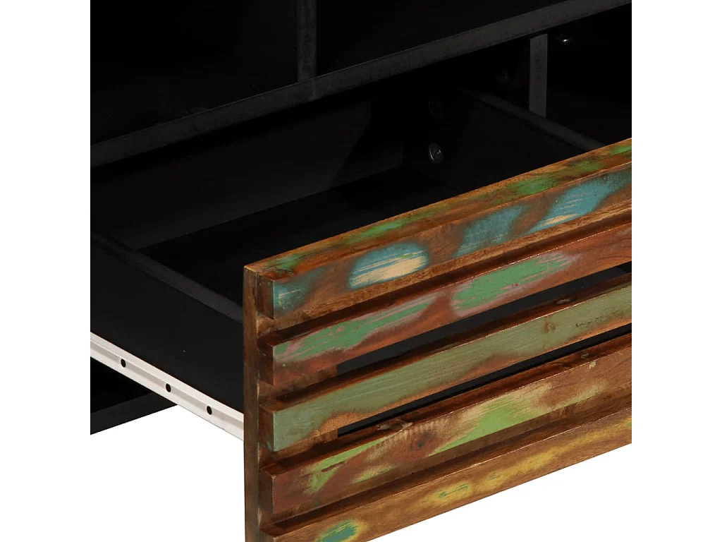 Mobile TV 100x34x46 cm in legno massello di acacia