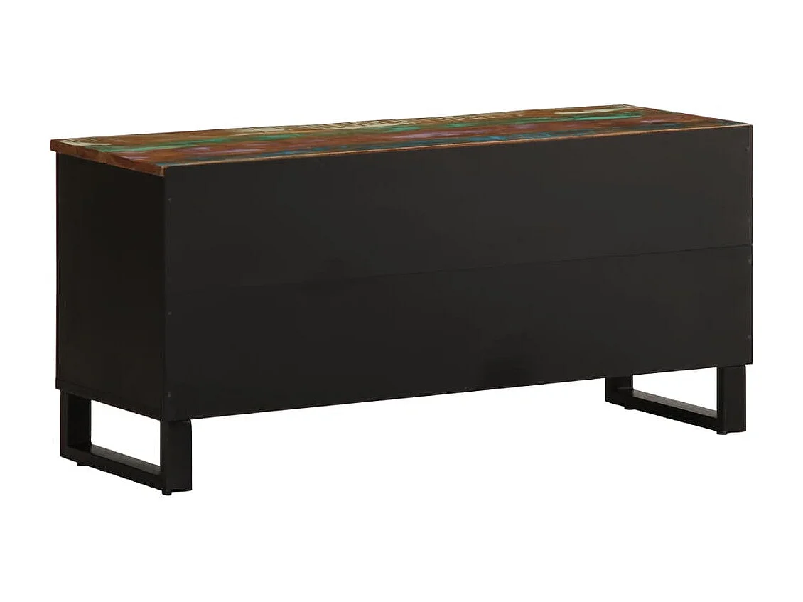 Meuble TV 100x34x46 cm bois d'acacia solide