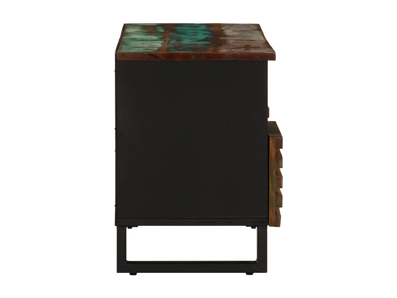 Meuble TV 100x34x46 cm bois d'acacia massif