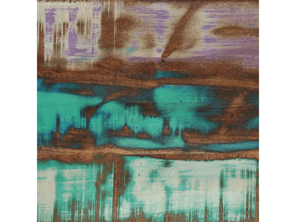 Meuble TV 100x34x46 cm bois d'acacia massif