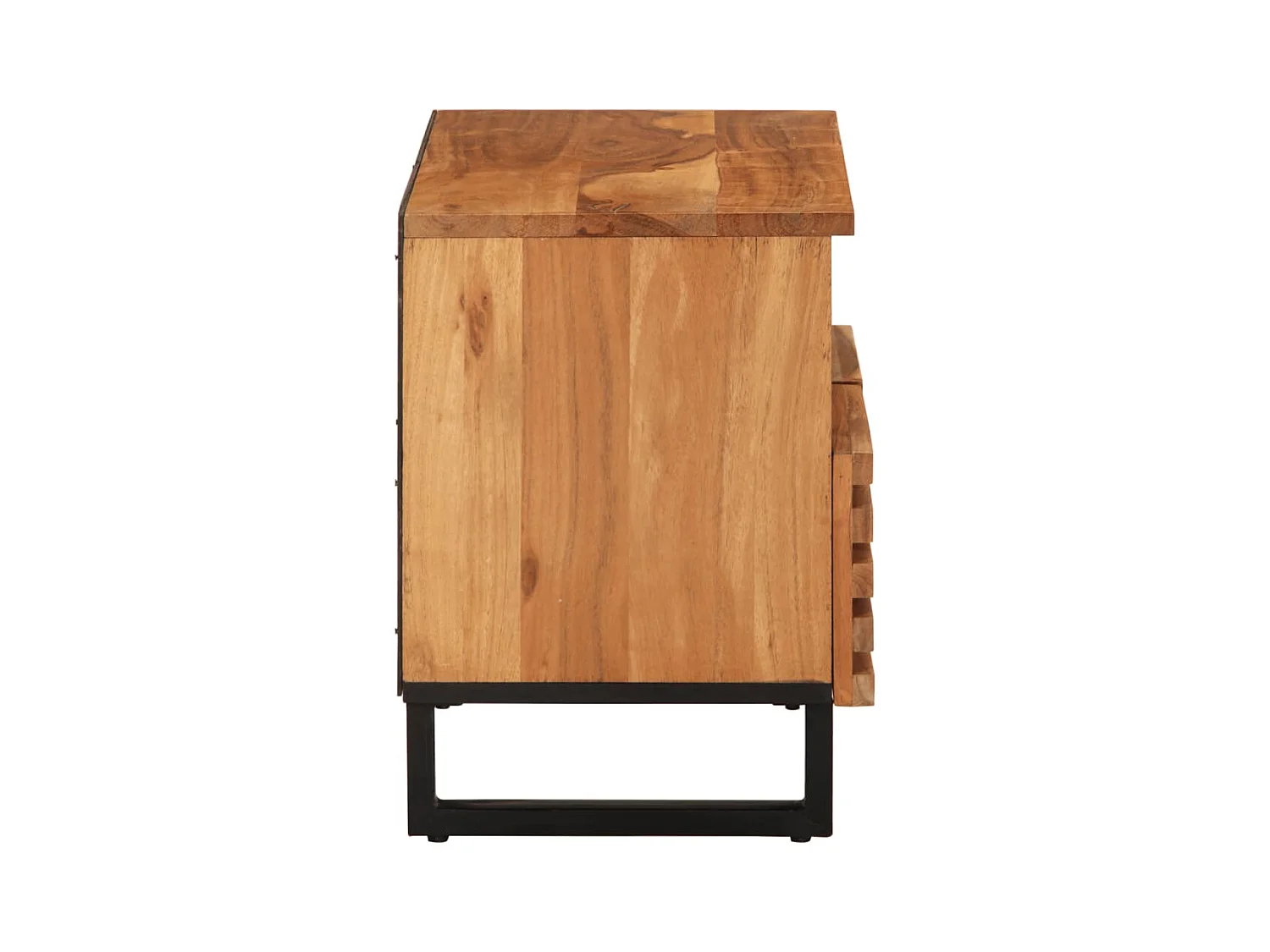 Meuble TV 70x34x46 cm bois d'acacia massif