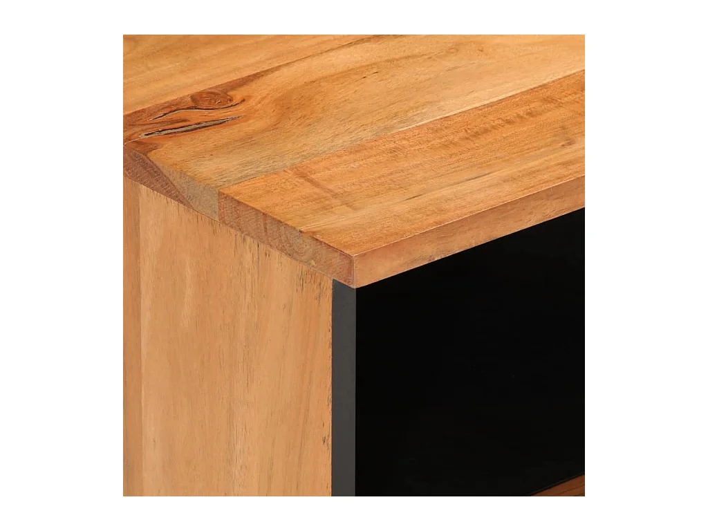 Meuble TV 70x34x46 cm bois d'acacia massif