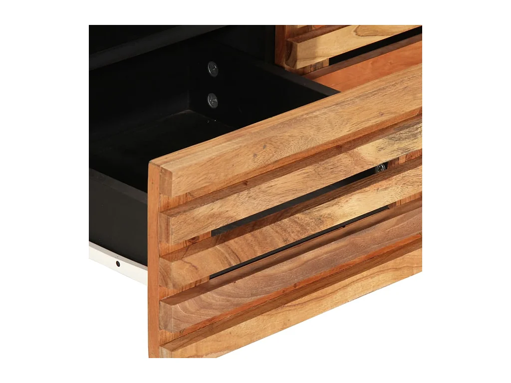 Meuble TV 70x34x46 cm bois d'acacia massif