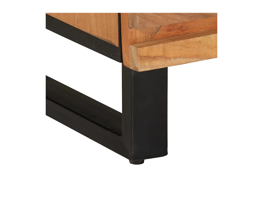 Meuble TV 70x34x46 cm bois d'acacia massif