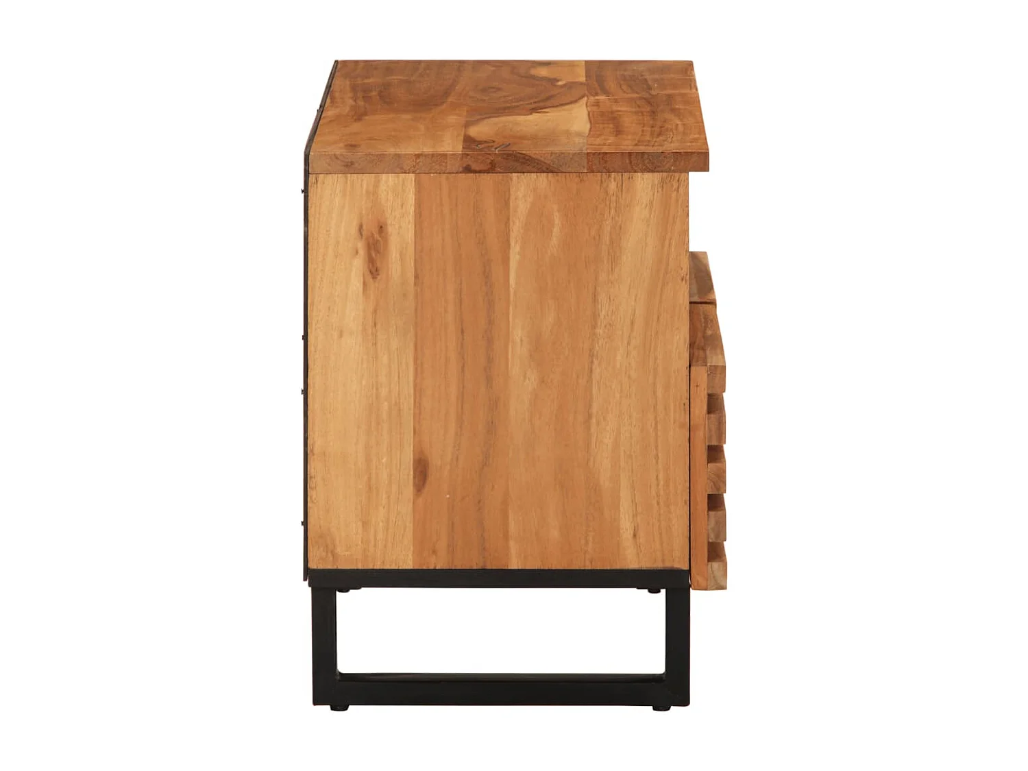 Meuble TV 70x34x46 cm bois d'acacia massif