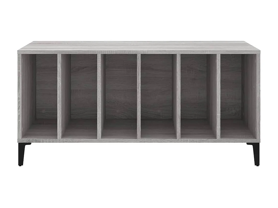 Armoire à disques sonoma gris 100x38x48 cm bois d'ingénierie