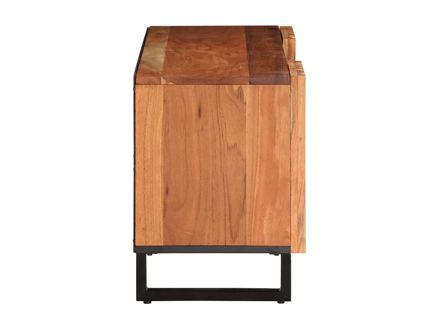 Meuble TV 105x34x46 cm bois d'acacia massif