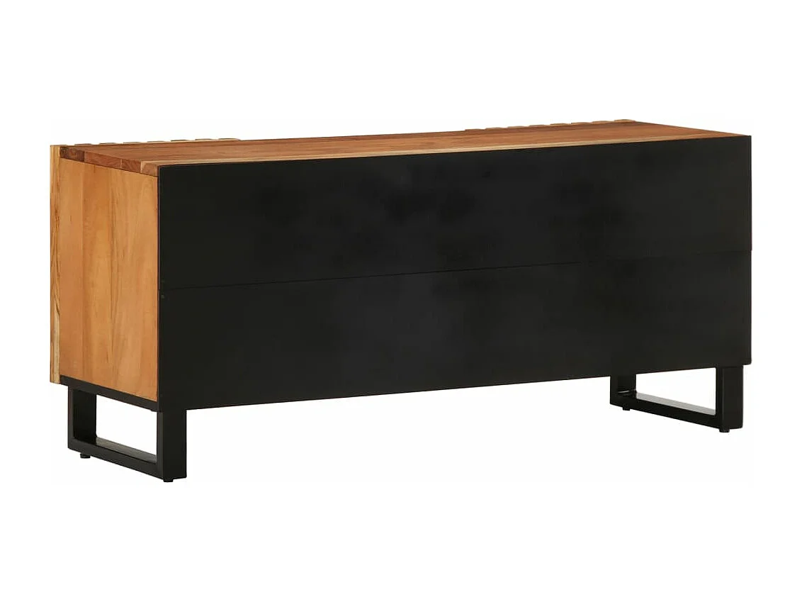 Meuble TV 105x34x46 cm bois d'acacia massif