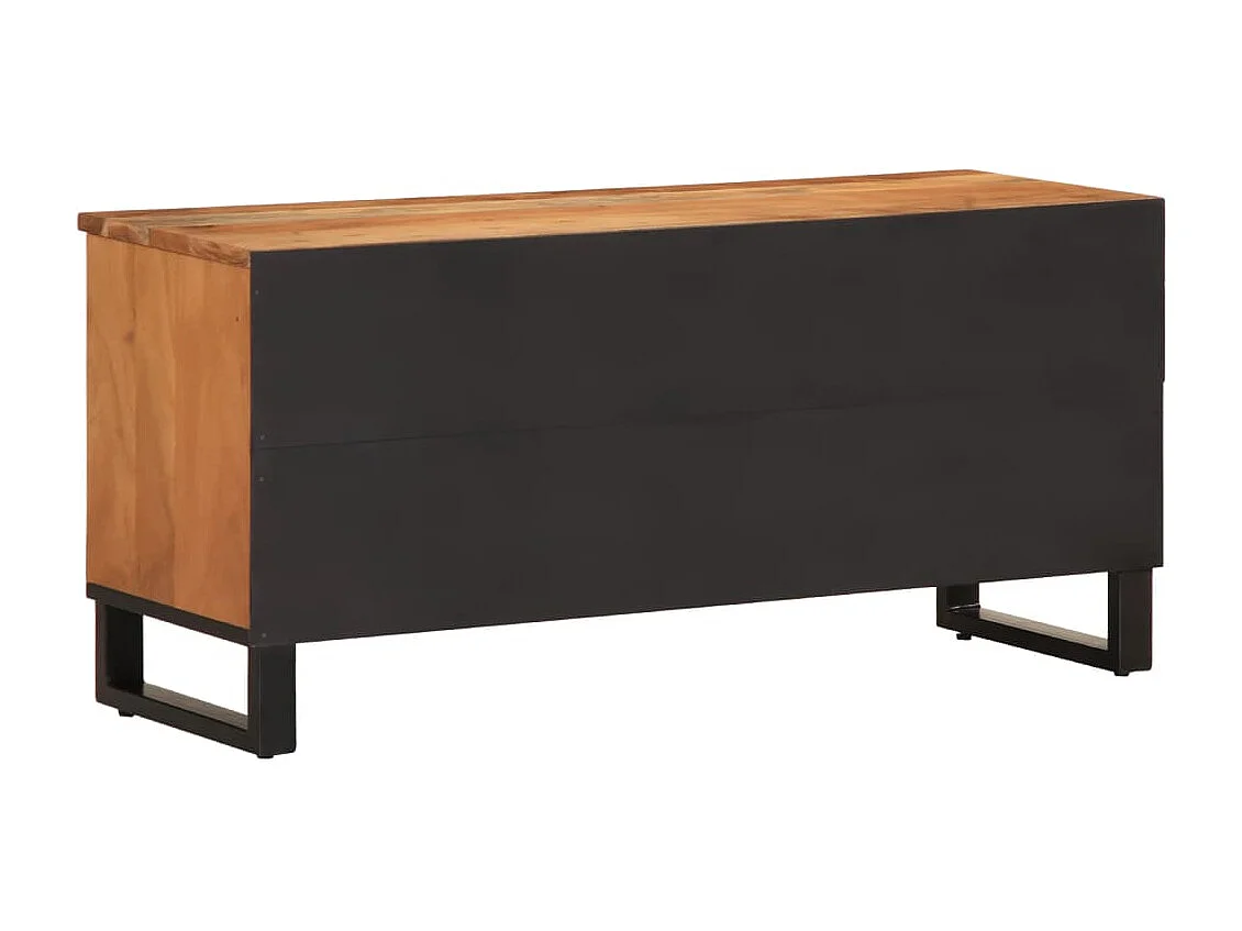 Mobile TV 100x34x46 cm in legno massello di acacia