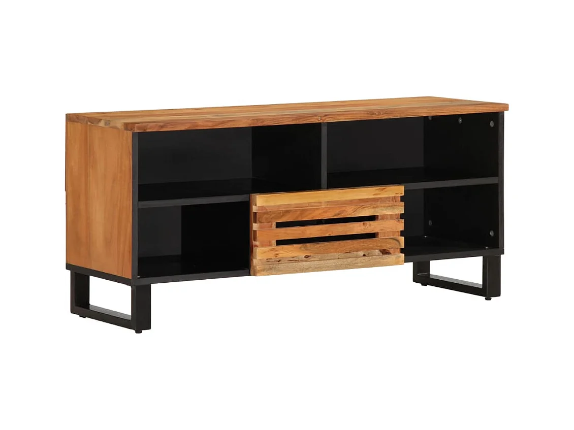 TV-Schrank 100x34x46 cm aus massivem Akazienholz