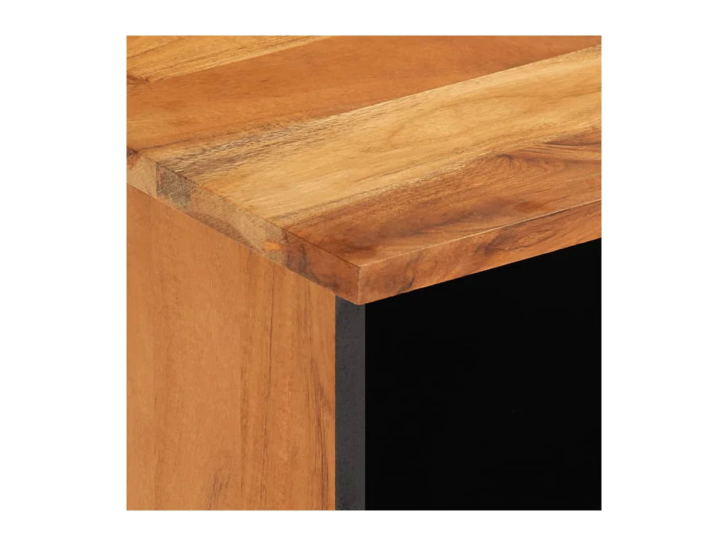 Meuble TV 100x34x46 cm bois d'acacia massif
