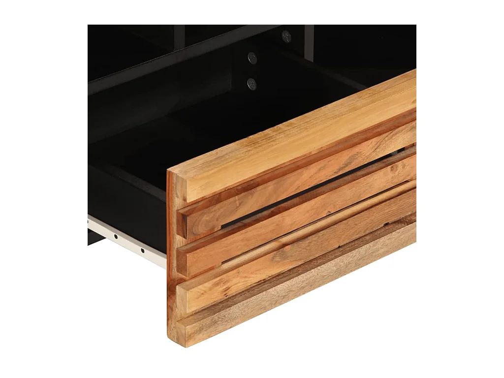 Meuble TV 100x34x46 cm bois d'acacia massif