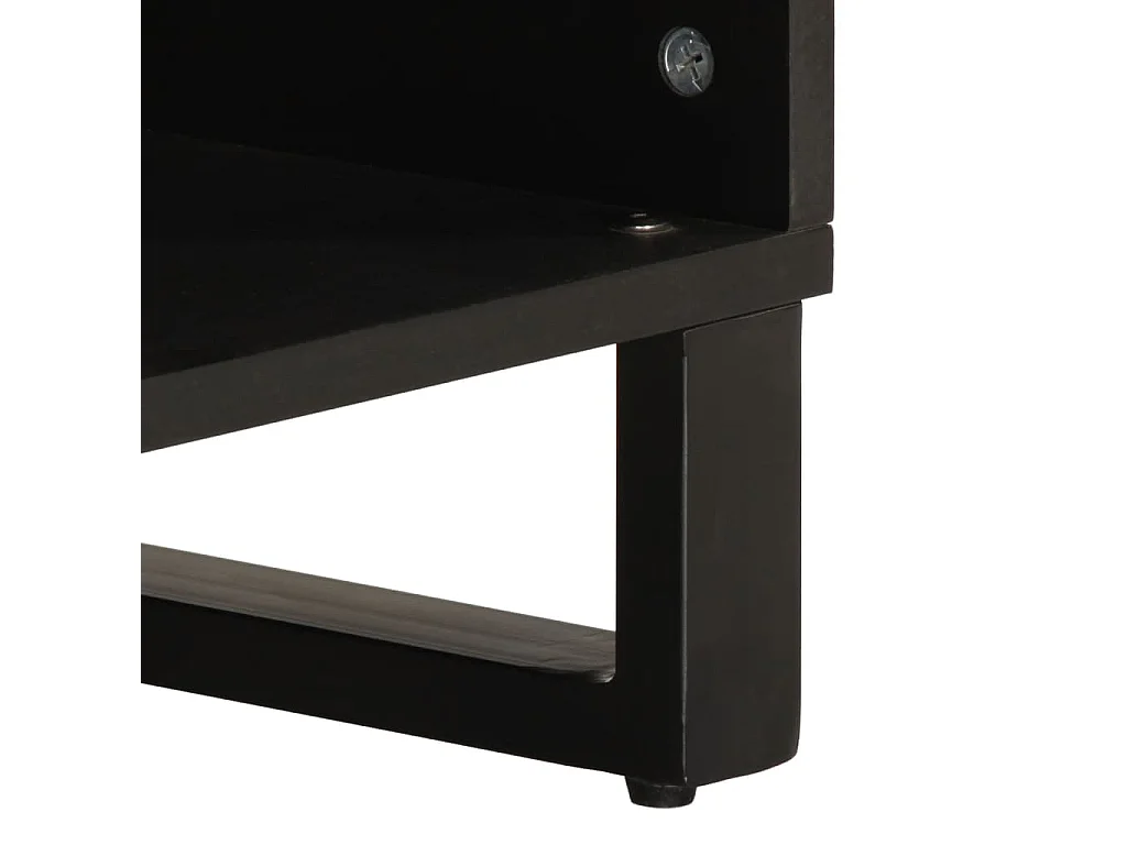 Meuble TV 100x34x46 cm bois d'acacia massif