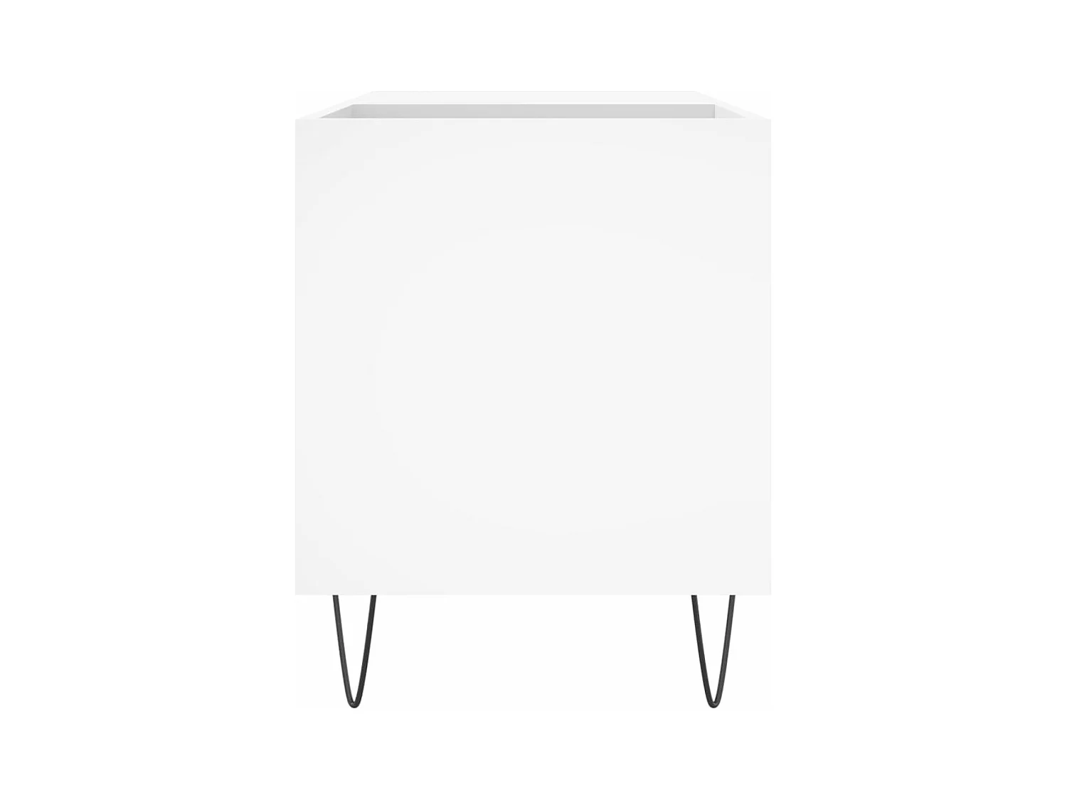 Armoire à disques blanc 85x38x48 cm bois d'ingénierie