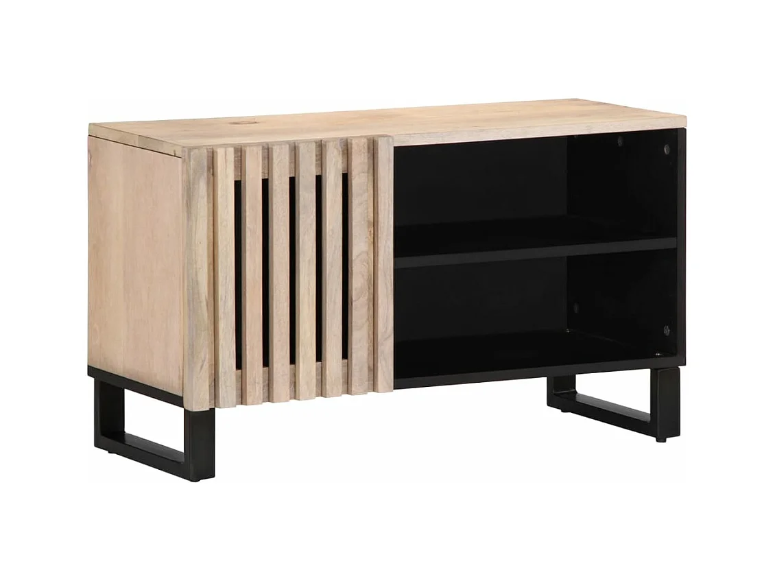TV-meubel 80x34x46 cm massief mangohout