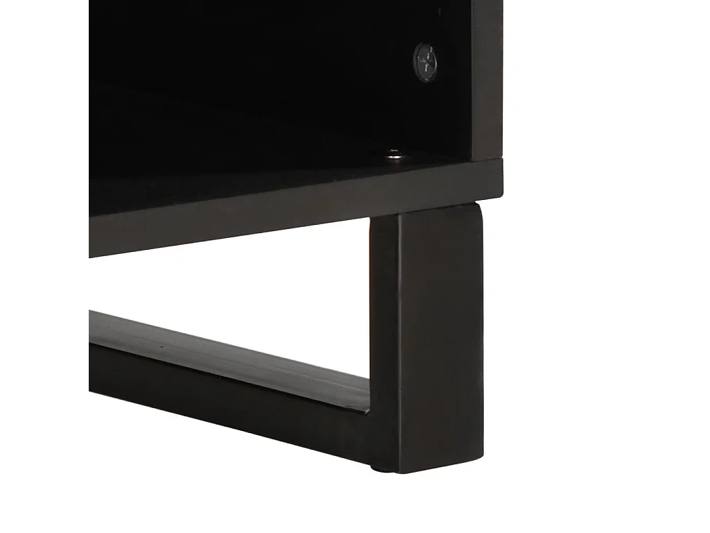 Meuble TV 80x34x46 cm bois massif de manguier