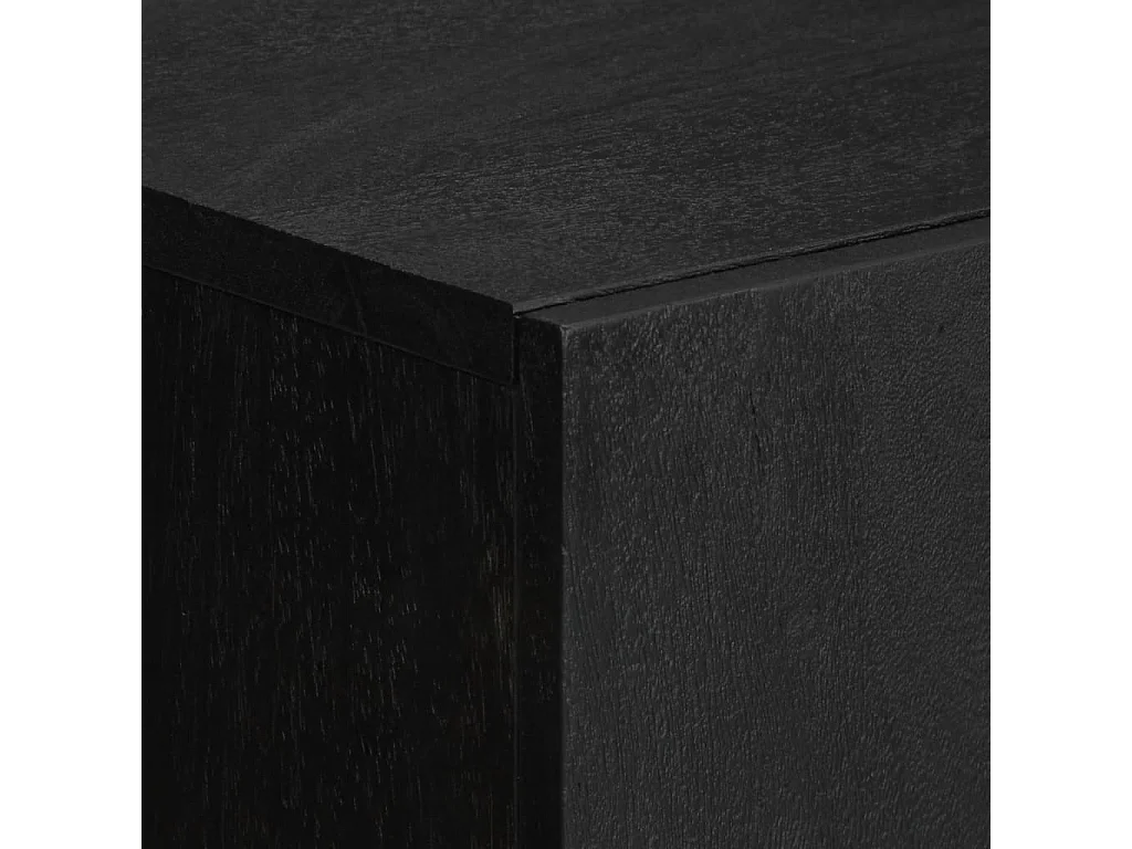 Buffet noir 60x33x100 cm bois d'ingénierie