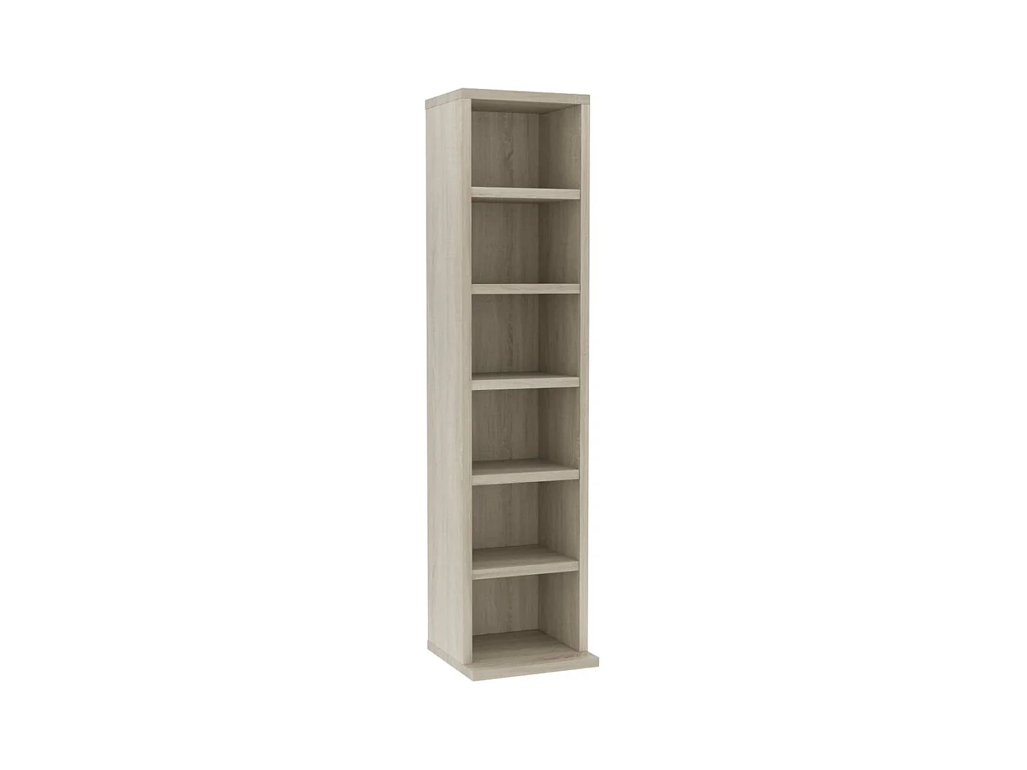 CD-Schrank Sonoma-Eiche 21x20x88 cm Holzwerkstoff