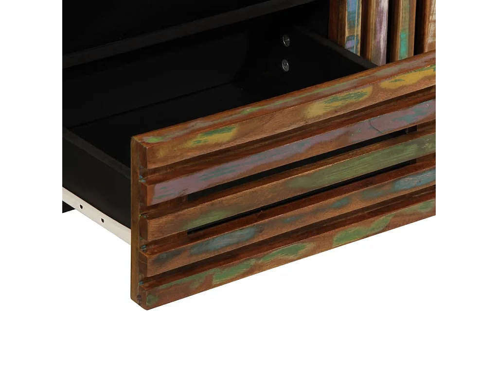 Meuble TV 100x34x46 cm bois d'acacia massif