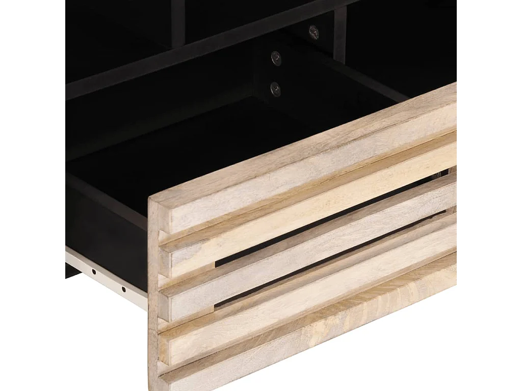 Mobile TV 100x34x46 cm in legno massello di mango