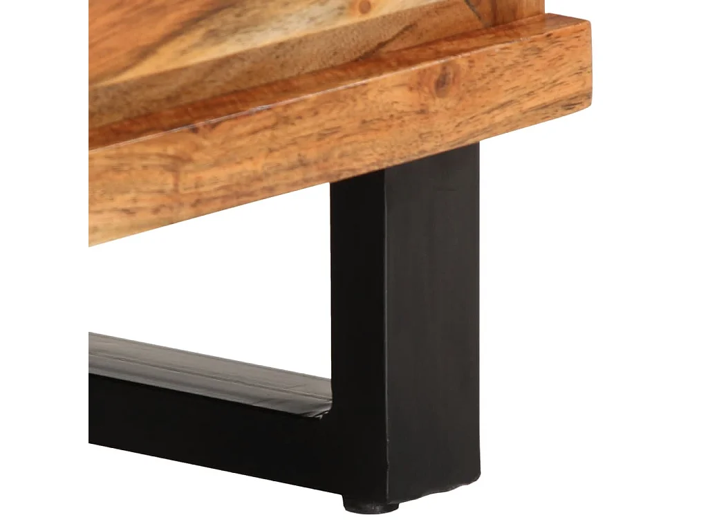 Mobile TV 100x34x46 cm in legno massello di acacia