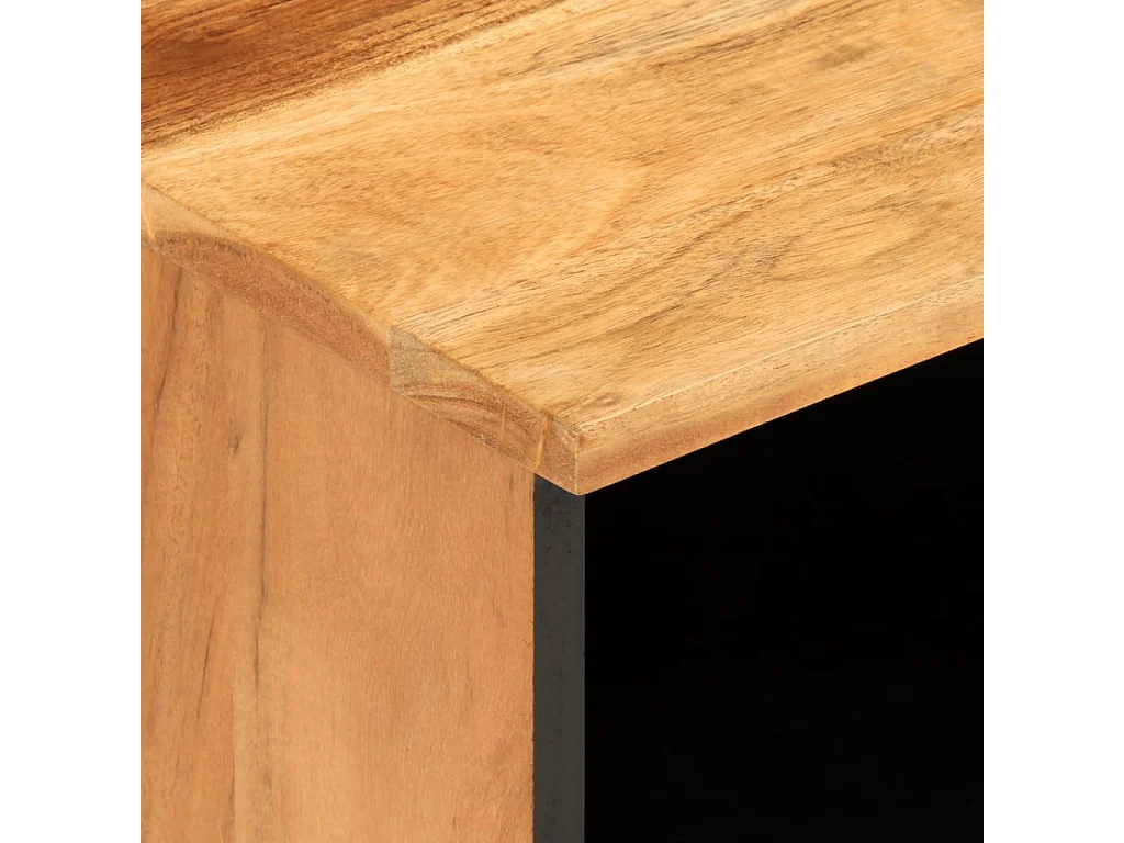 Mobile TV 100x34x46 cm in legno massello di acacia