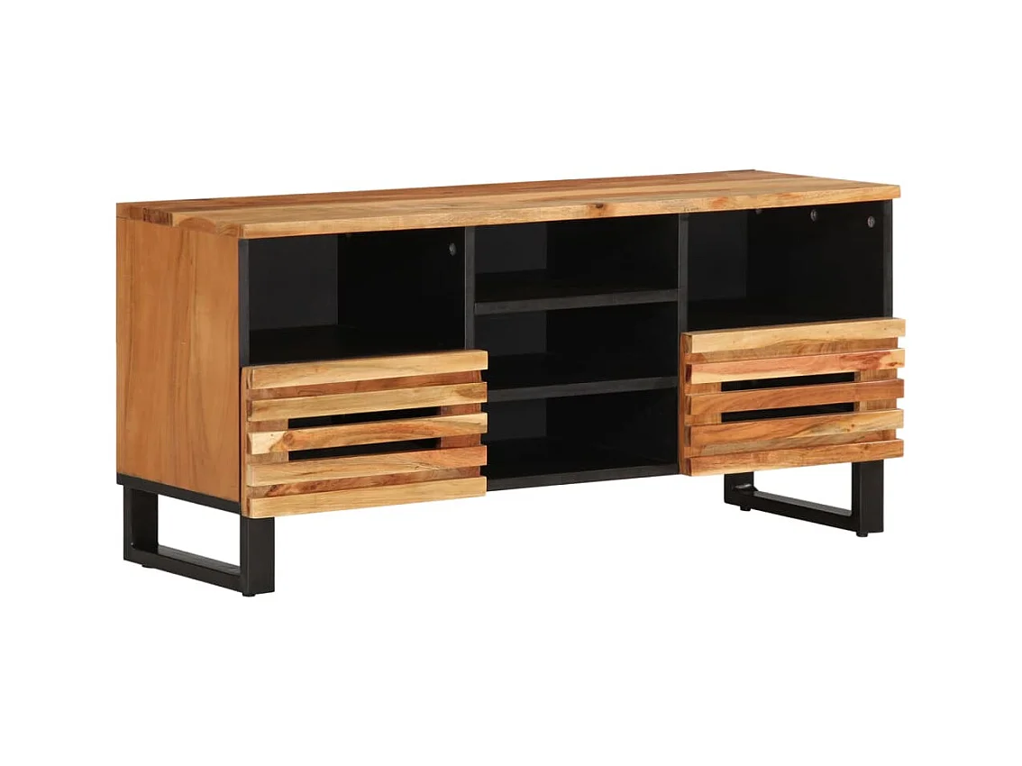 TV-meubel 100x34x46 cm massief acaciahout