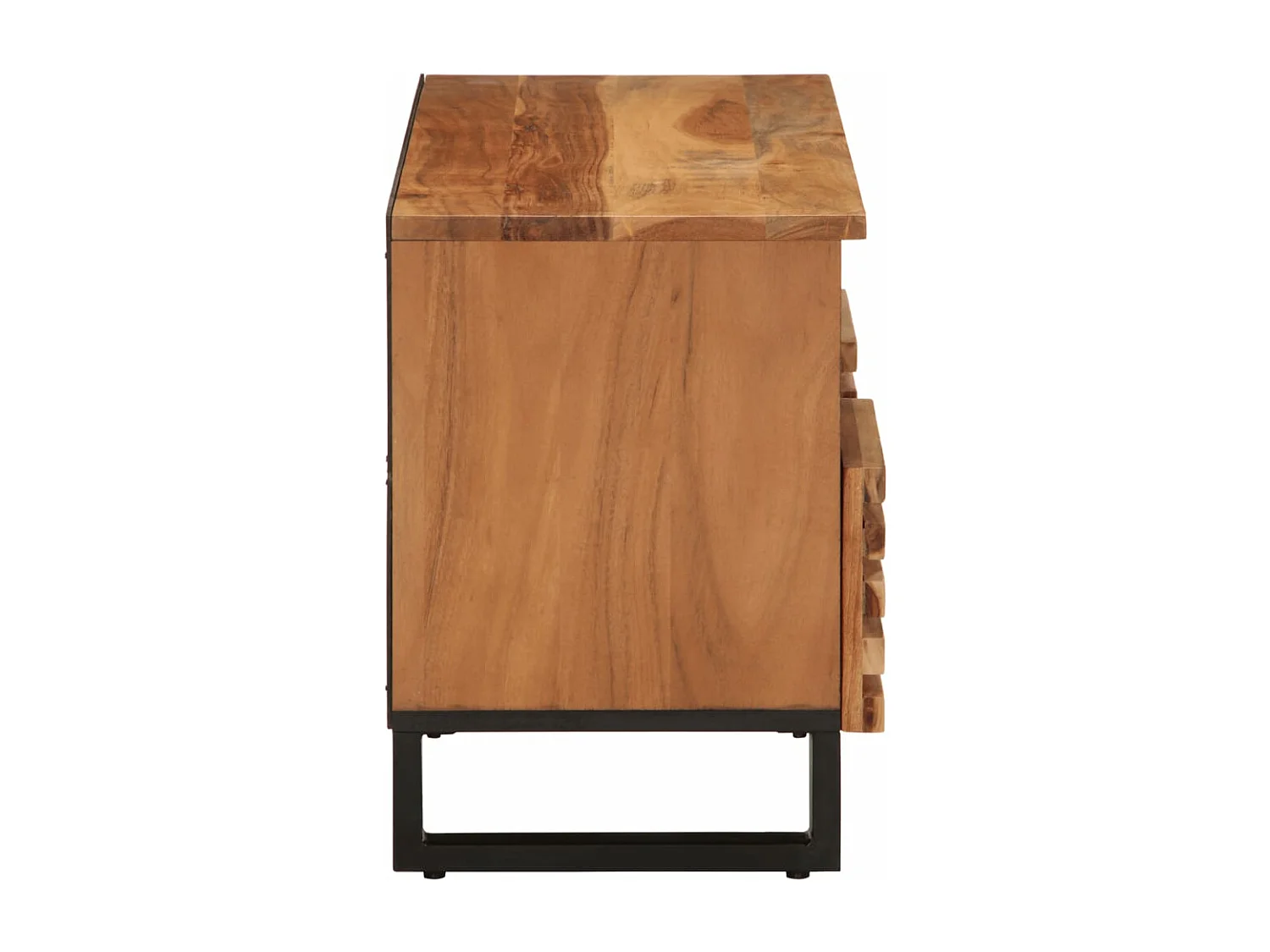 Meuble TV 100x34x46 cm bois d'acacia massif