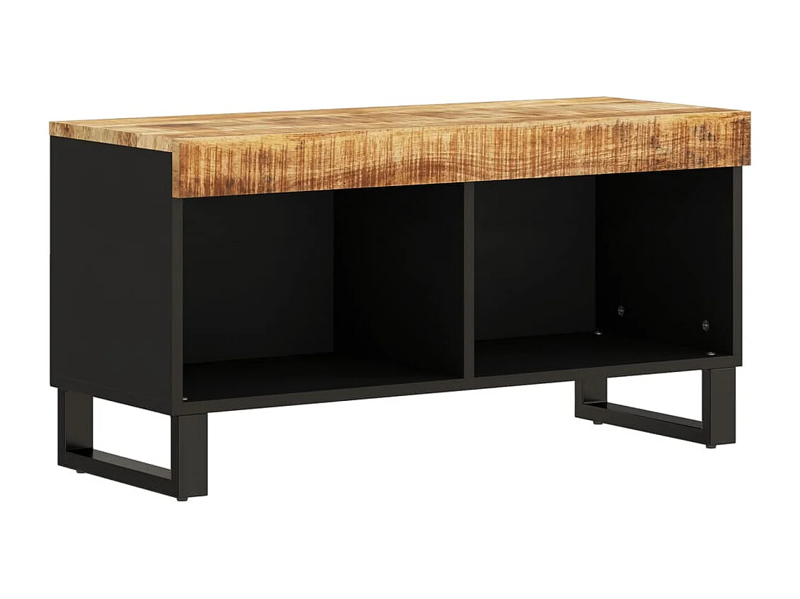 Meuble TV 85x33x43,5 cm bois massif de manguier