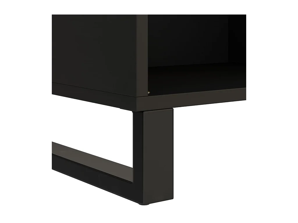 Meuble TV 85x33x43,5 cm bois massif de manguier