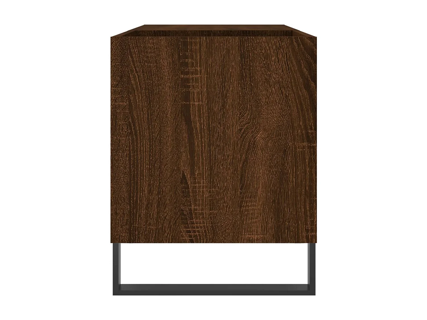 Armoire à disques chêne marron 85x38x48 cm bois d'ingénierie